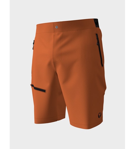 H064-0362/V45 RUST ORANGE HALTI PALLAS M X-STRETCH LITE SHORTS - Męskie Spodenki