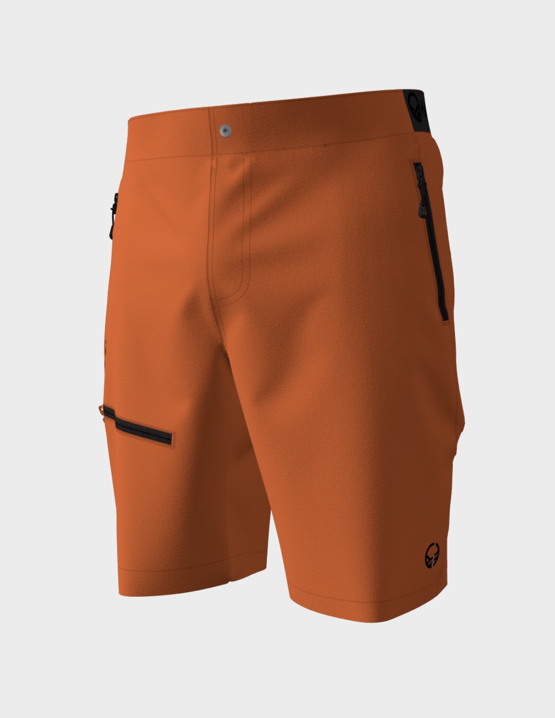 H064-0362/V45 RUST ORANGE HALTI PALLAS M X-STRETCH LITE SHORTS - Męskie Spodenki