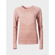 H088-0035/U62M CORAL CLOUD MELANGE HALTI FREE RECY SEAMLESS W LS SHIRT - Damska Koszulka Długi Rękaw Bielizna