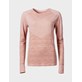 H088-0035/U62M CORAL CLOUD MELANGE HALTI FREE RECY SEAMLESS W LS SHIRT - Damska Koszulka Długi Rękaw Bielizna