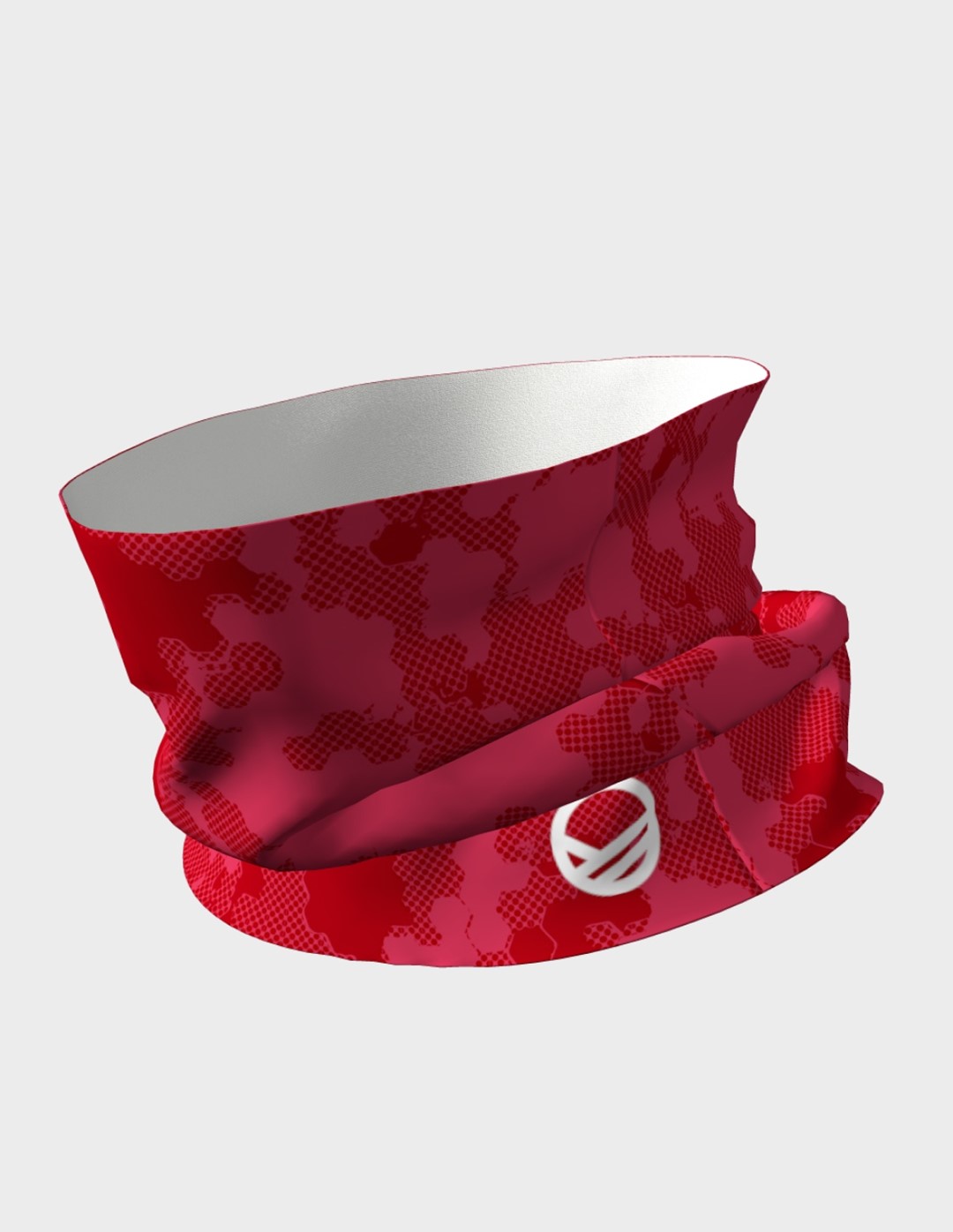 H080-1280/T66 SKI PATROL RED HALTI TUBE SCARF PALLAS - Chusta Wielofunkcyjna