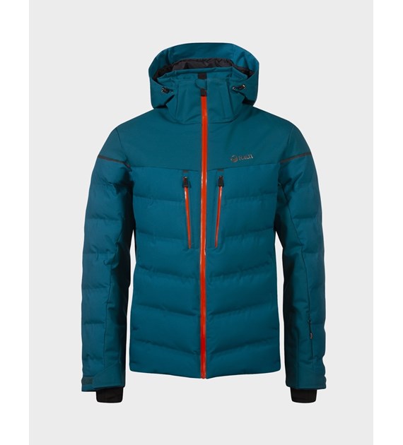 H059-2541/A36 DEEP LAGOON BLUE HALTI WISEMAN M SKI JACKET - Męska Kurtka Narciarska