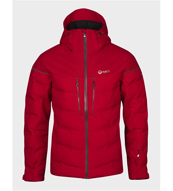 H059-2541/V67 ADRENALINE RUSH RED HALTI WISEMAN M SKI JACKET - Męska Kurtka Narciarska