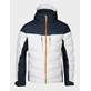 H059-2541/P0037 WHITE / BIG DIPPER BLUE HALTI WISEMAN M SKI JACKET - Męska Kurtka Narciarska