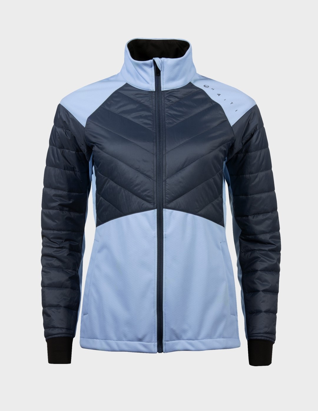 H086-0679/A32 PLACID BLUE HALTI TRIPLA W 2.0 HYBRID JACKET - Damska Kurtka Hybrydowa