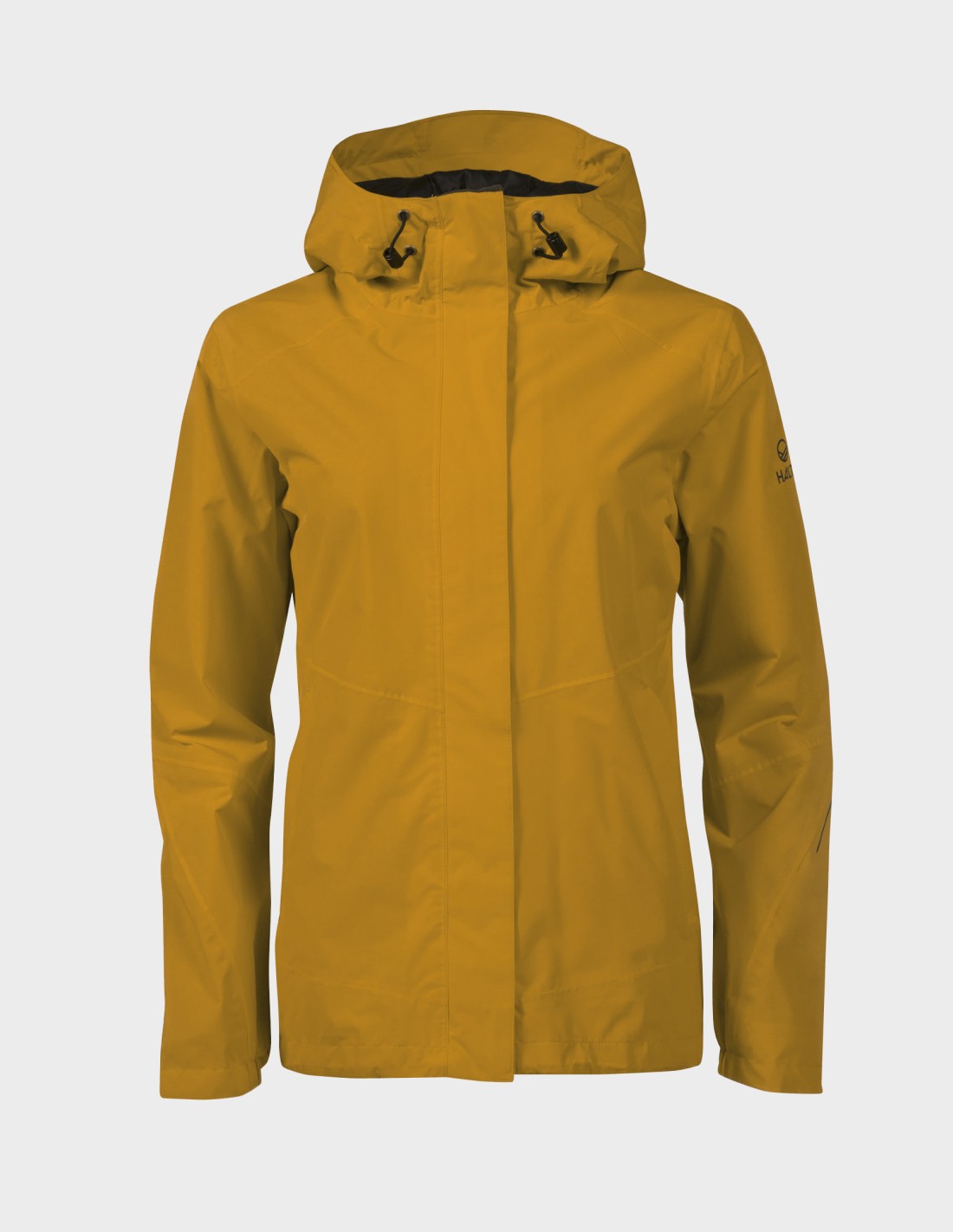 H064-0388/V44 ZINNIA YELLOW HALTI FORT W DX SHELL JACKET - Damska Kurtka Trekkingowa