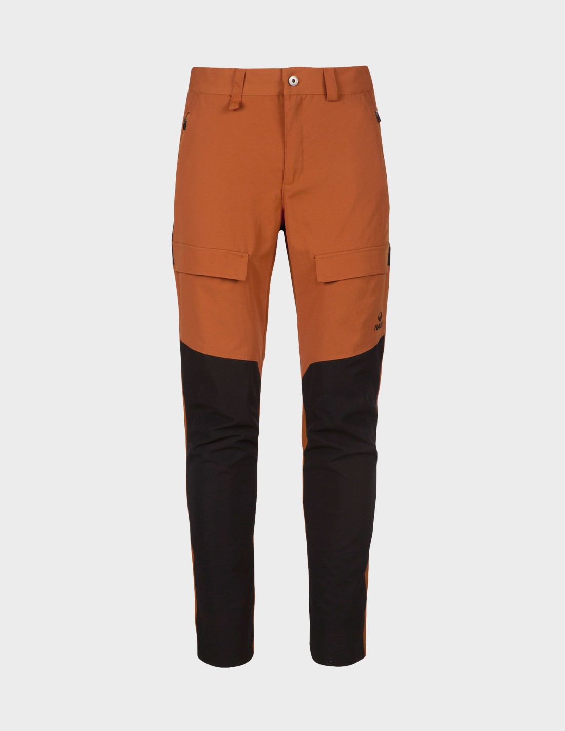 H064-0446/V45 RUST ORANGE HALTI HIKER II M OD PANTS - Męskie Spodnie Trekkingowe