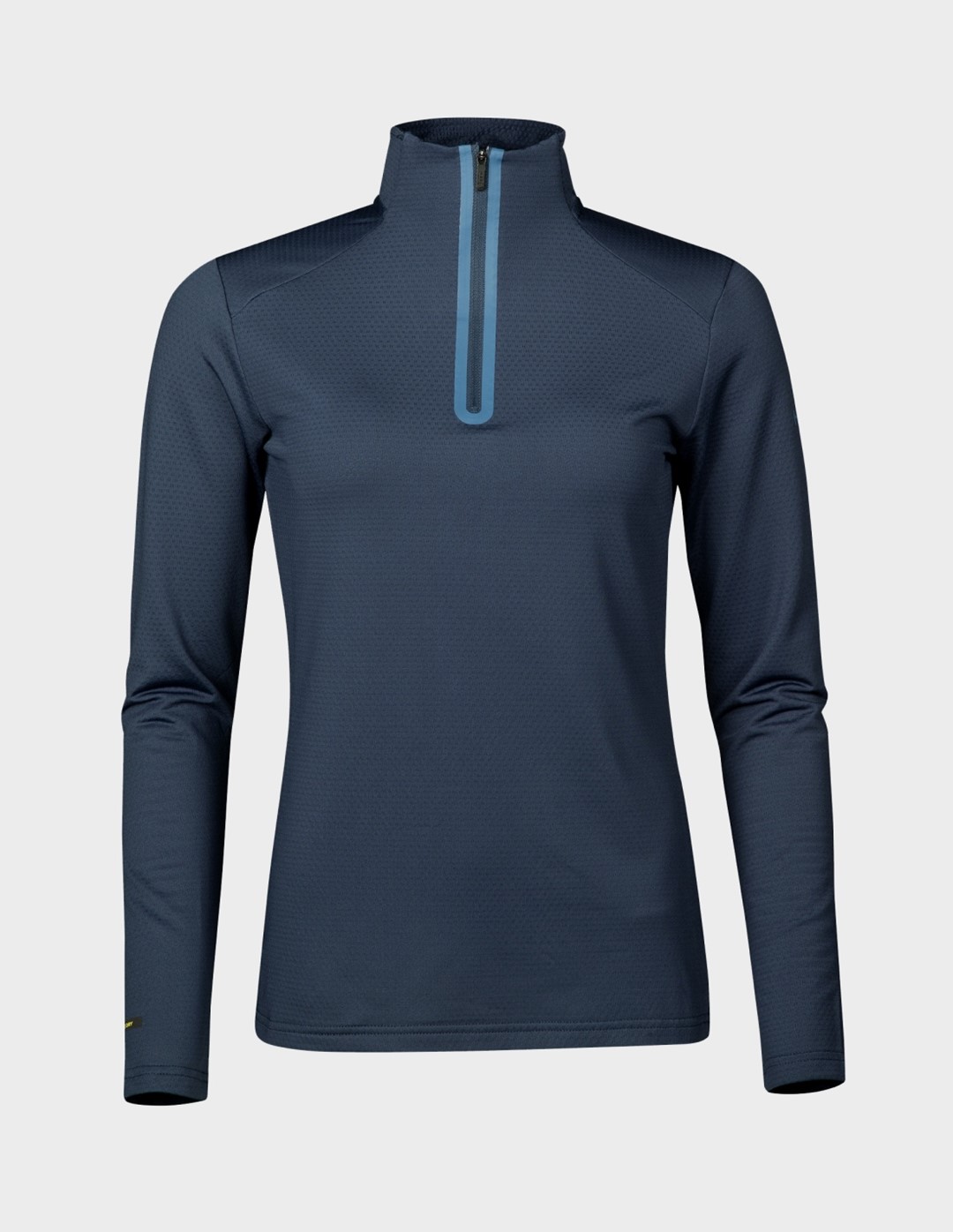 H088-0097/A37 HALTI MOODI W HALF ZIP SHIRT - Damska Koszulka Długi Rękaw