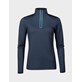 H088-0097/A37 BIG DIPPER BLUE HALTI MOODI W HALF ZIP SHIRT - Damska Bluza Krótki Zamek