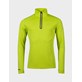 H088-0098/A51 ACID LIME GREEN HALTI MOODI M HALF ZIP SHIRT - Męska Bluza Krótki Zamek