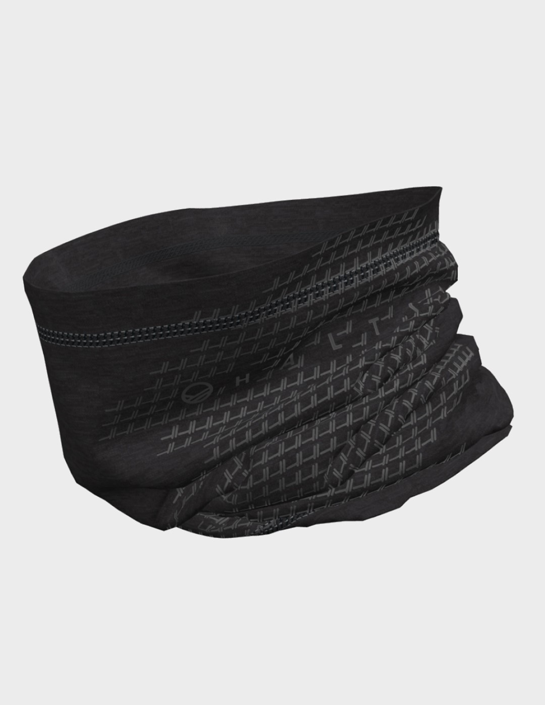 H080-1295/A28 BLACK SAND GREY HALTI UNIVERSAL MERINO WOOL TUBE - Komin Merino