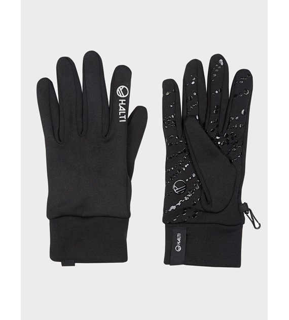 H084-0735/P99 BLACK HALTI KUNNAR RECY GLOVES - Rękawiczki