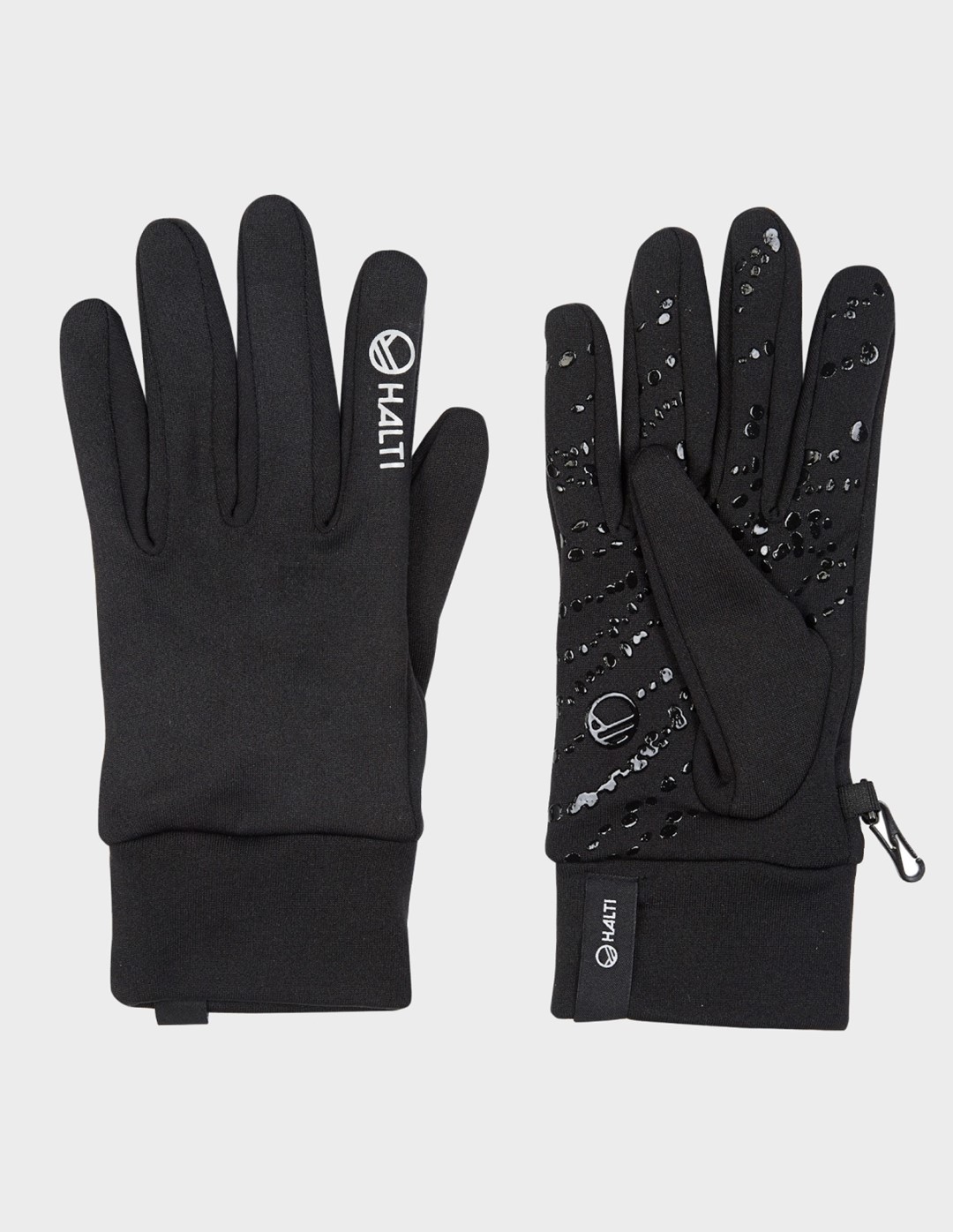 H084-0735/P99 BLACK HALTI KUNNAR RECY GLOVES - Rękawiczki