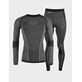 H086-0709/L28 GRANITE GREY HALTI NILA M SEAMLESS BASE LAYER SET - Męska Koszulka Termoaktywna