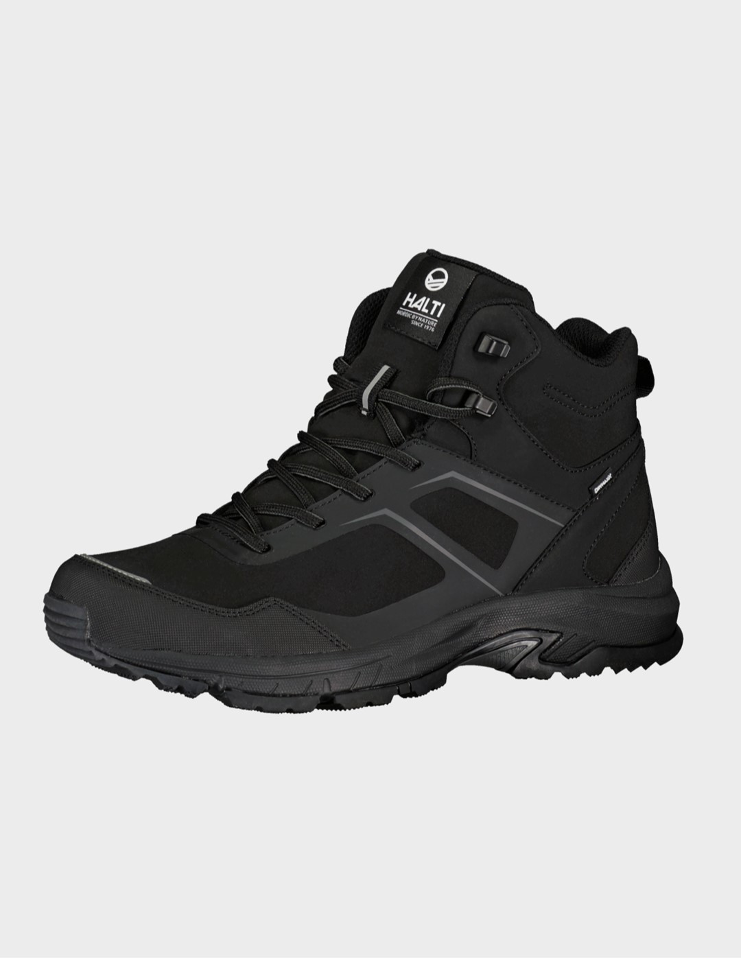 H054-2856/P99 BLACK HALTI TEGA MID DX OUTDOOR SHOE - Uniwersalne Buty Trekkingowe (M&W)