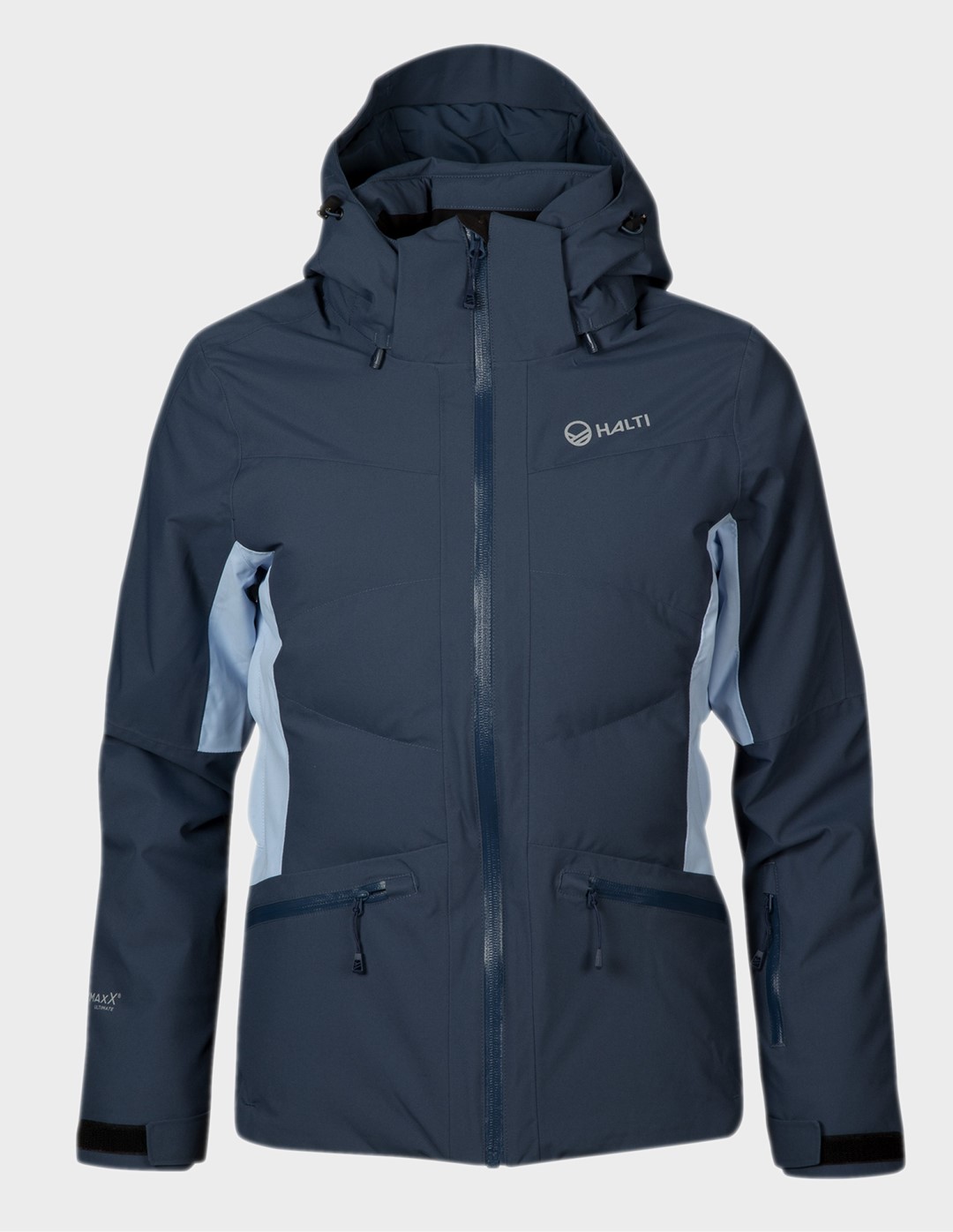 H059-2585/A37 BIG DIPPER BLUE HALTI ELLENA W DX SKI JACKET - Damska Kurtka Narciarska