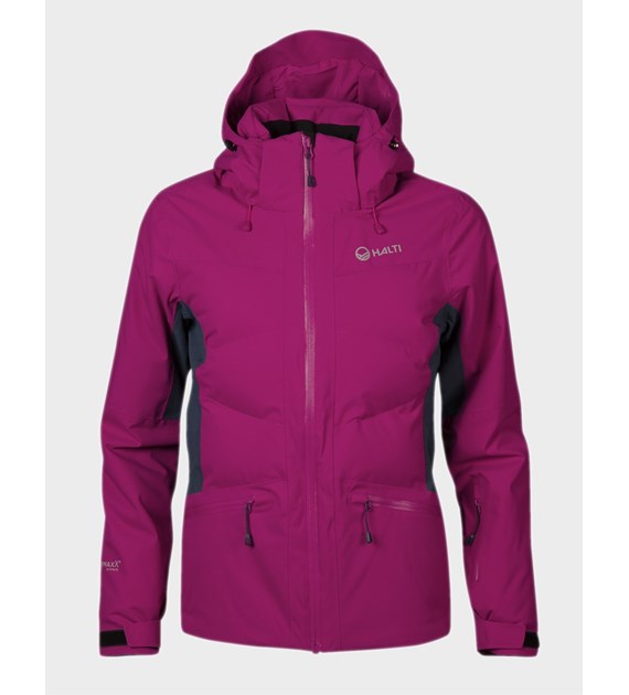 H059-2585/A68 FESTIVAL FUCHSIA HALTI ELLENA W DX SKI JACKET - Damska Kurtka Narciarska