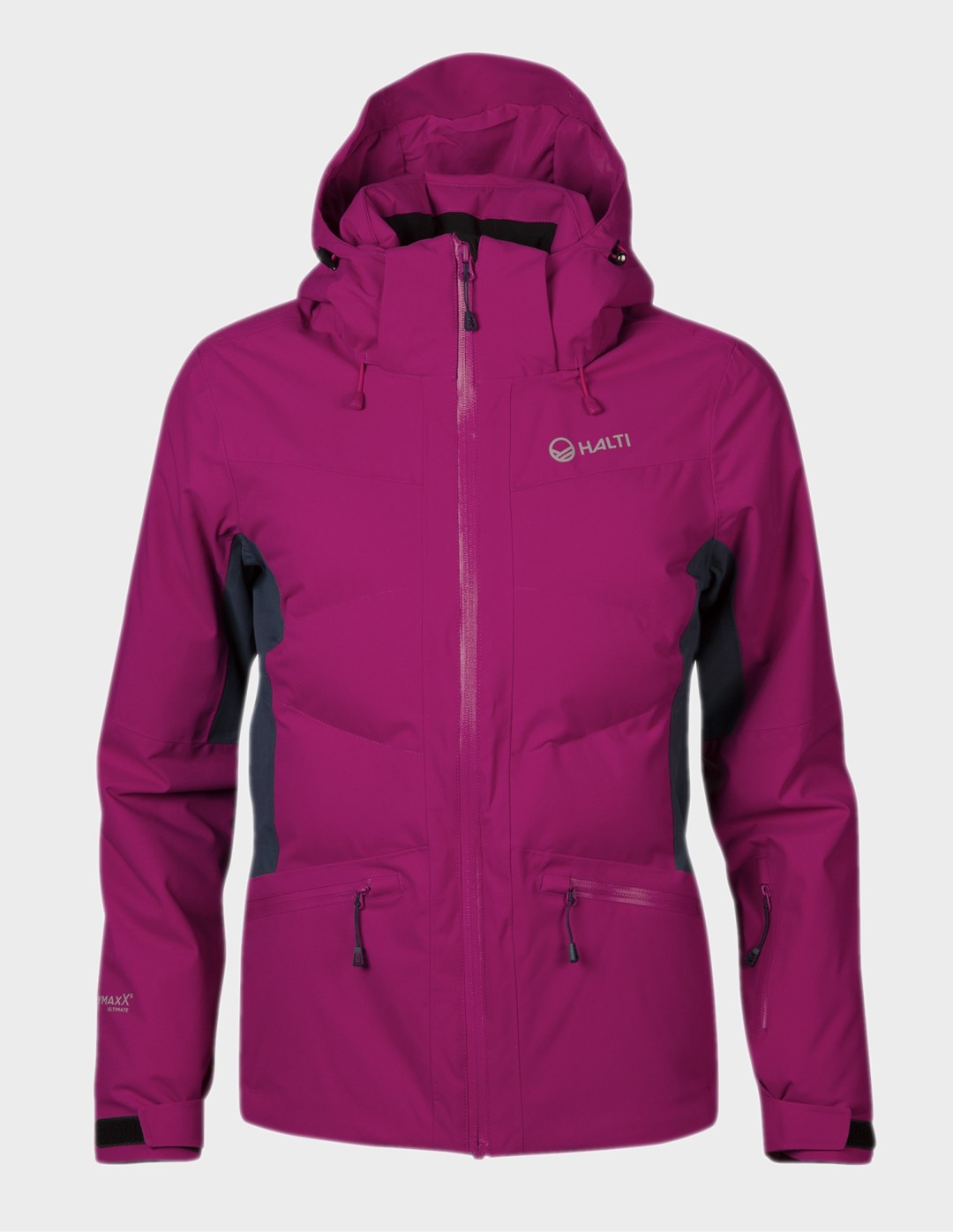 H059-2585/A68 FESTIVAL FUCHSIA HALTI ELLENA W DX SKI JACKET - Damska Kurtka Narciarska