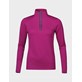 H088-0097/A68 FESTIVAL FUCHSIA HALTI MOODI W HALF ZIP SHIRT - Damska Bluza Krótki Zamek