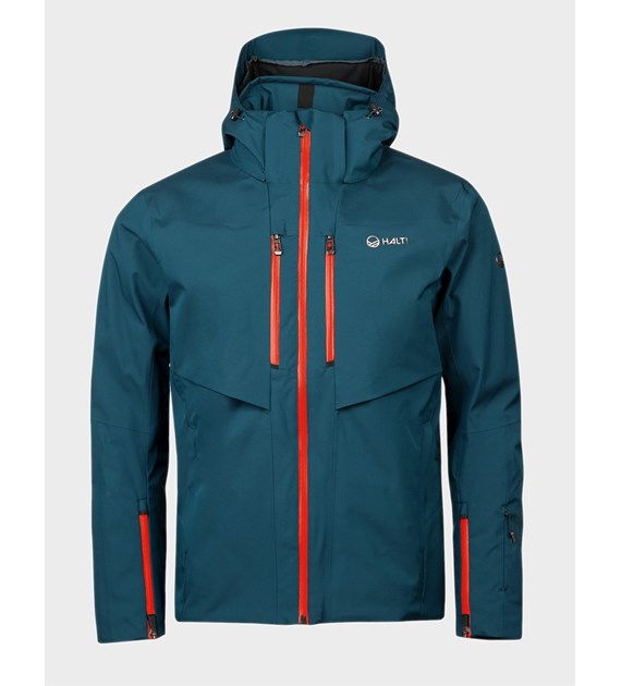 H059-2588/A36 DEEP LAGOON BLUE HALTI STORM M DX SKI JACKET - Męska Kurtka Narciarska