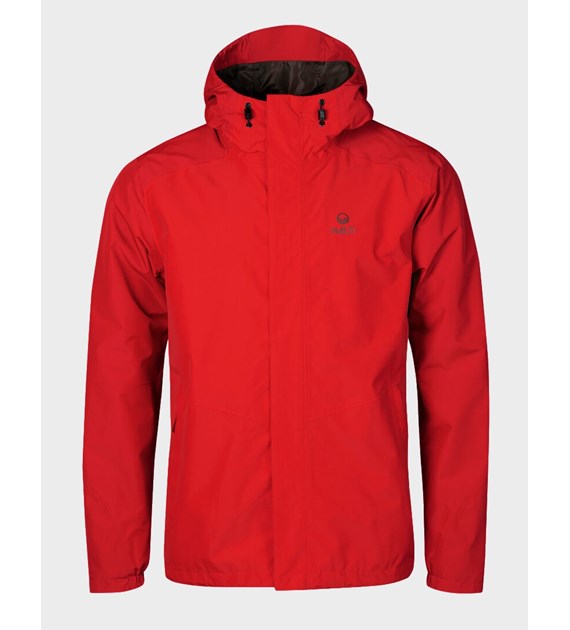 H064-0370/B65 Flame Scarlet Red HALTI FORT M DX SHELL JACKET - Męska Kurtka Trekkingowa