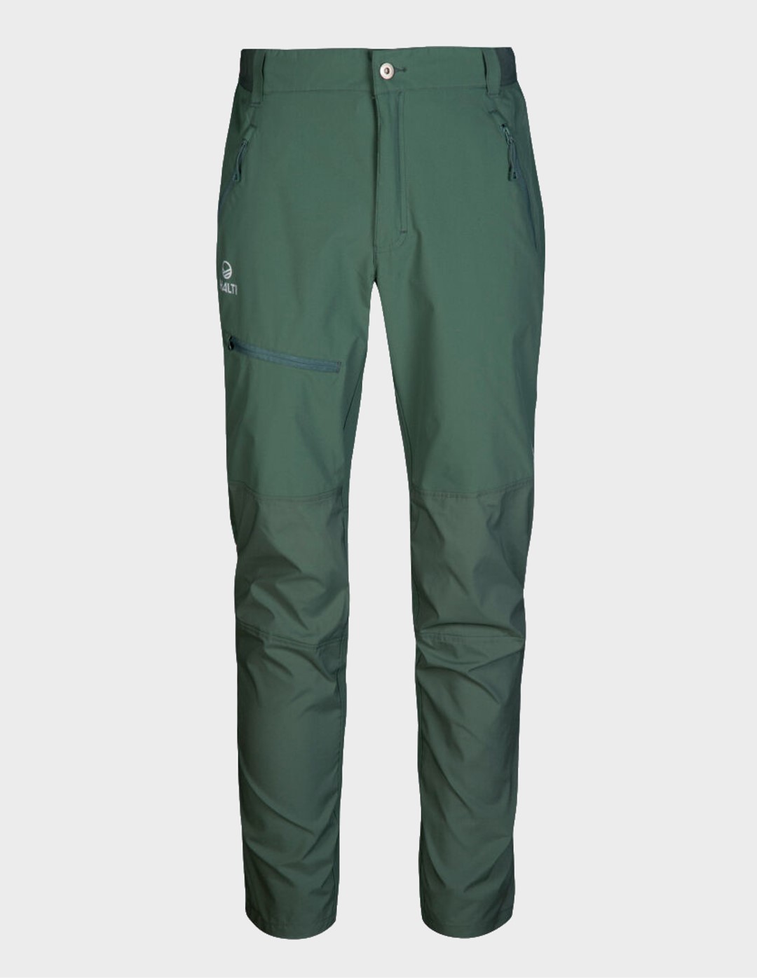 H064-0365/B55 Duck Green HALTI PALLAS M X-STRETCH LITE PANTS - Męskie Spodnie Trekkingowe