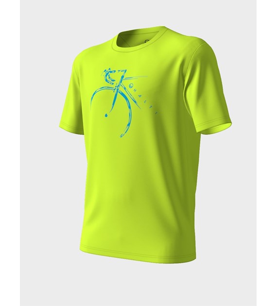 H086-0509/A51 Acid Lime Green Halti Vassi M T-shirt - koszulka męska