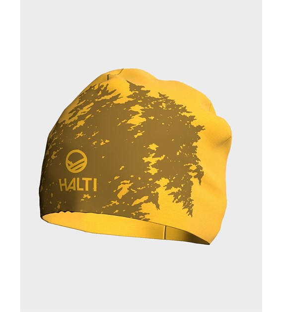 H080-1299/B43 Daylily Yellow HALTI LAAVA BEANIE - Czapka