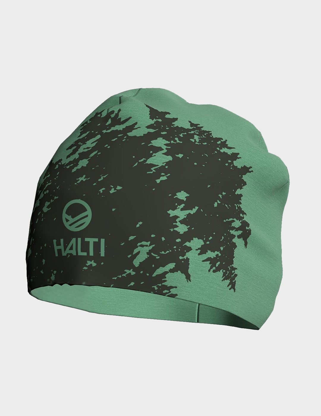 H080-1299/B54 Deep Grass Green HALTI LAAVA BEANIE - Czapka