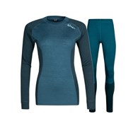 H088-0164/C35 HALTI HOSSA W MERINO LAYER SET - Damski Komplet Baselayer Merino