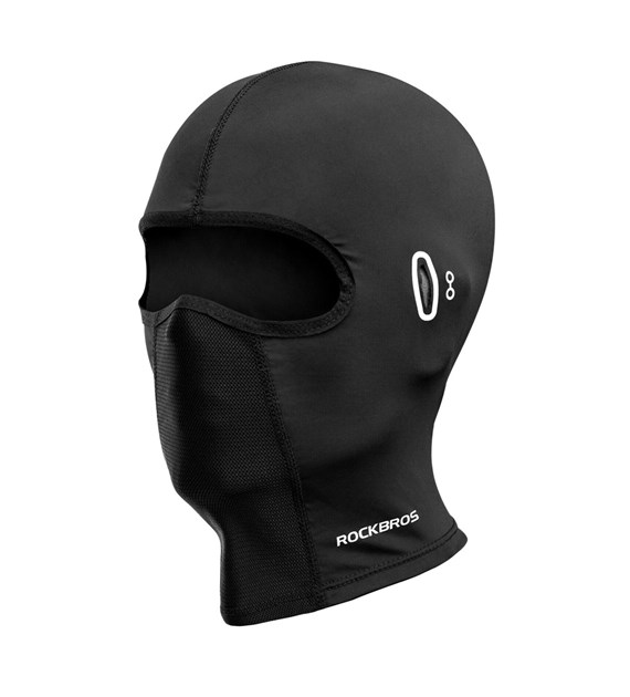 RBLF8065-1/BLACK Rockbros P Cycling Mask with glasses hole - Kominiarka Rowerowa z Otworem na okulary