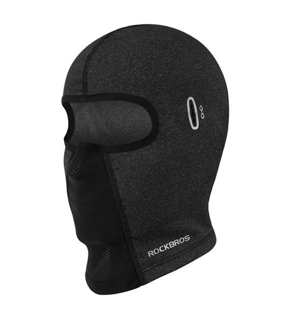 Rockbros Cycling Mask  with glasses hole  Black-grey - Maska Rowerowa