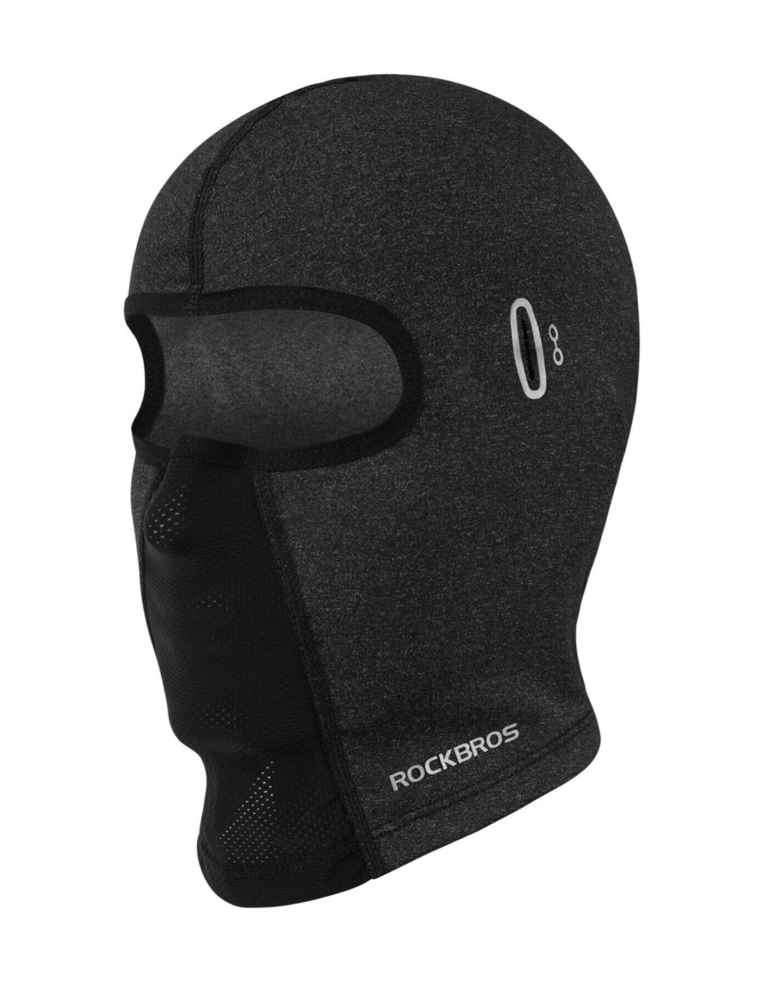 Rockbros Cycling Mask  with glasses hole  Black-grey - Maska Rowerowa