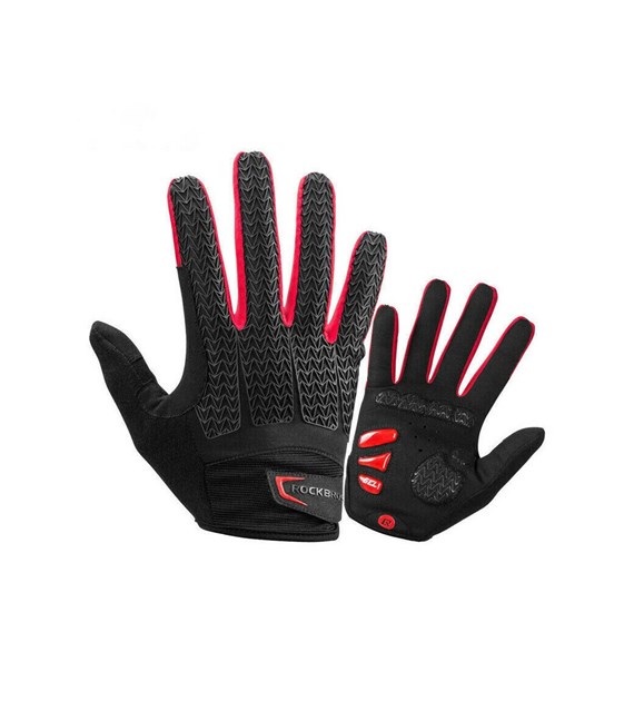 Rockbros Gloves Black Red - Rękawiczki Rowerowe