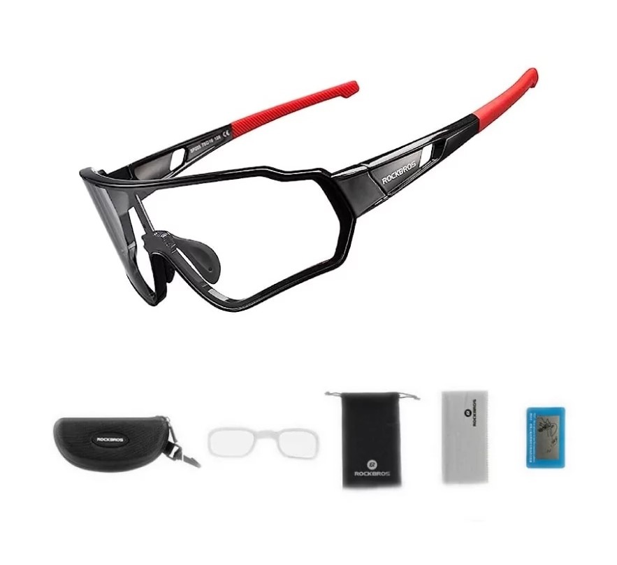 RB-10161 Rockbros Sunglasses Okulary przeciwsłoneczne - zestaw