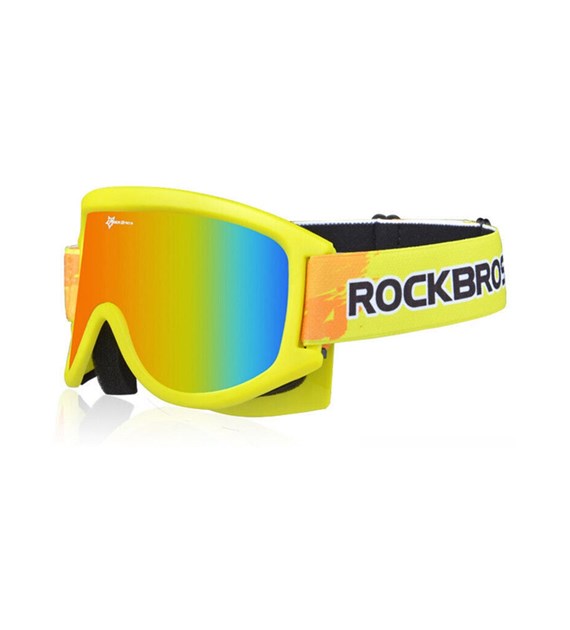 Rockbros-10082 - Gogle Snownoardowe yellow