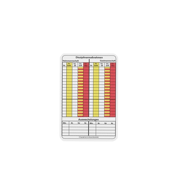 732301 Erima Match record pads, football - Sędziowie