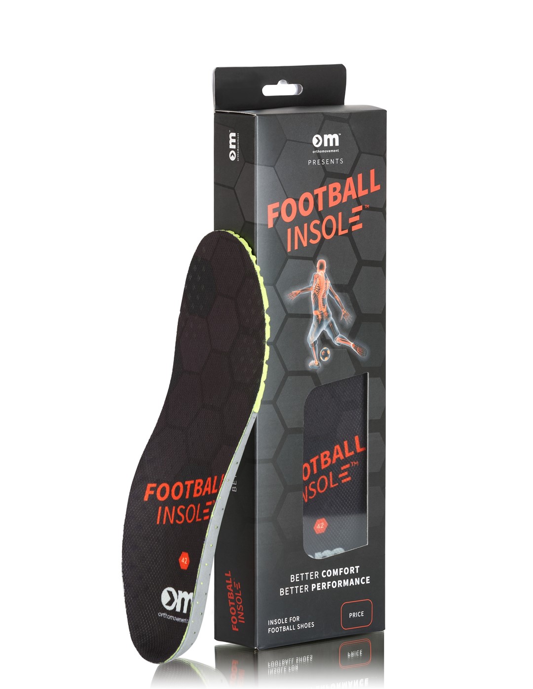 OM FOOTBALL INSOLE EU SIZE 41 - Wkładki