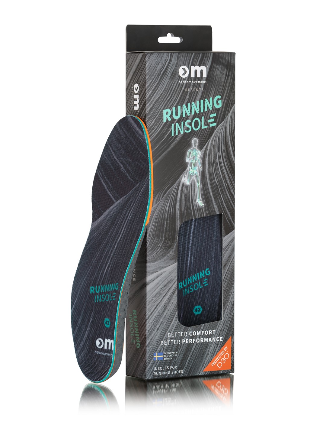 OM RUNNING INSOLE EU SIZE 45 - Wkładki