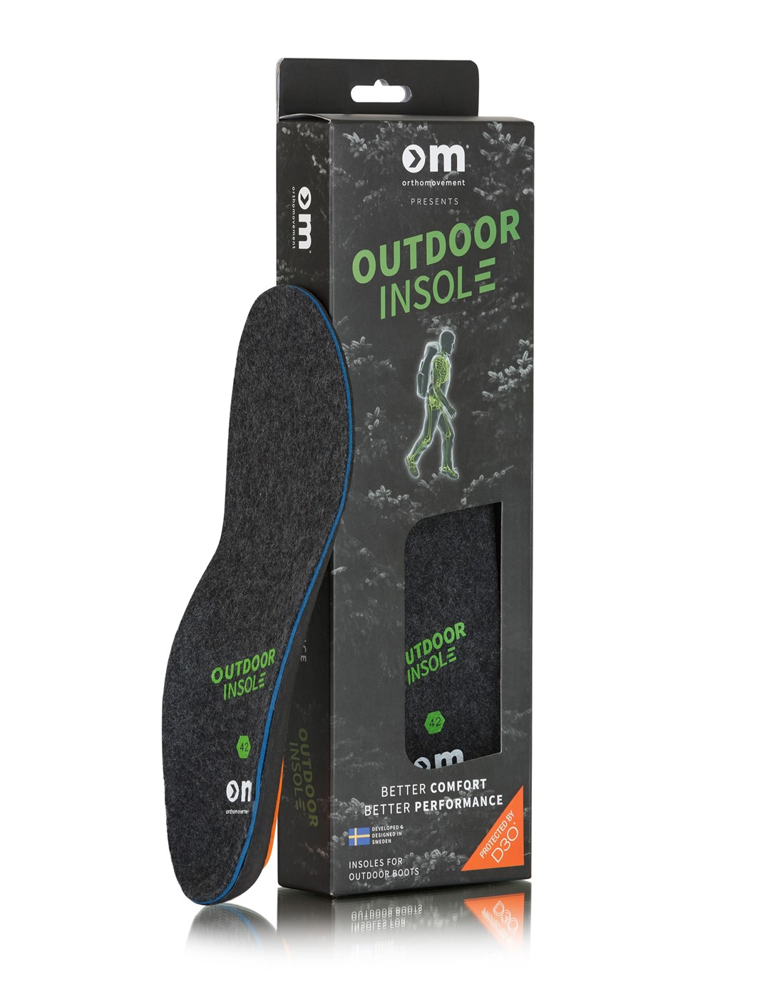 OM OUTDOOR INSOLE EU SIZE 40 - Wkładki