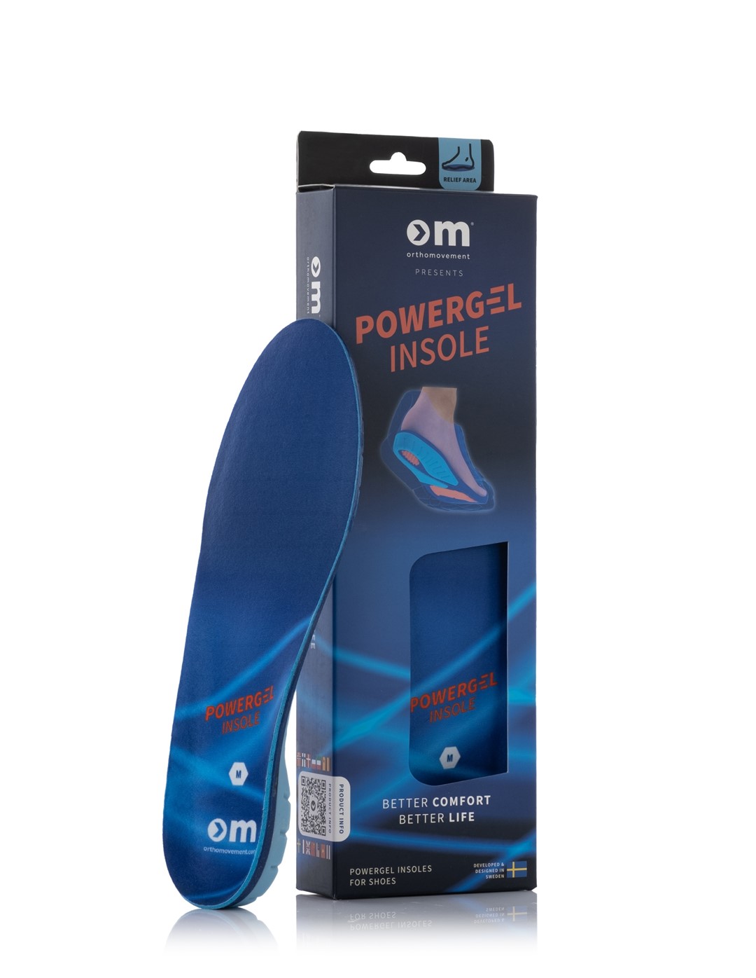 OM Gel Insole - One color - 44-46 - Wkładki