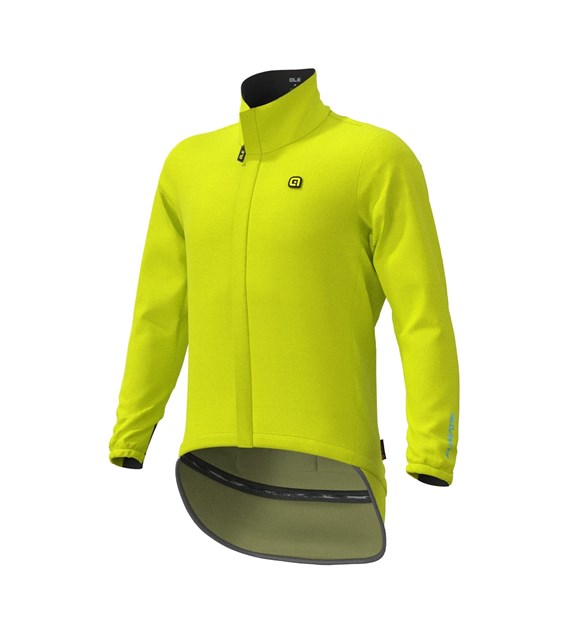 L02646019/GIALLO FLUO/FLUO YELLOW ALE GB ANTIPIOGGIA / WATERPROOF JACKET - Męska Kurtka Rowerowa Przeciwdeszczowa