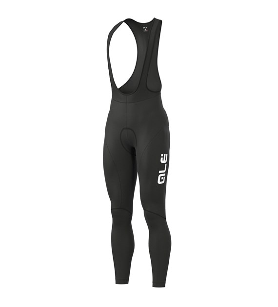 L01840119/NERO-BIANCO/BLACK-WHITE ALE CALZAMAGLIA CB / BIBTIGHTS - Męskie Spodnie Rowerowe