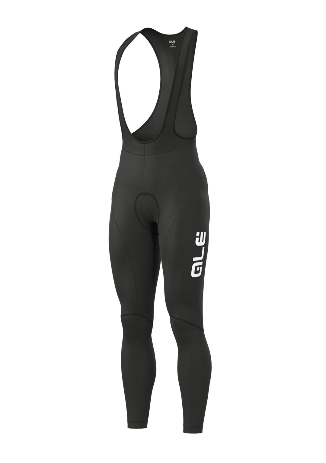 L01840119/NERO-BIANCO/BLACK-WHITE ALE CALZAMAGLIA CB / BIBTIGHTS - Męskie Spodnie Rowerowe
