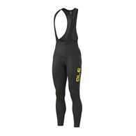 L01854019/NERO-GIALLO FLUO/BLACK-FLUO YELLOW ALE CALZAMAGLIA CB / BIBTIGHTS - Męskie Spodnie Rowerowe