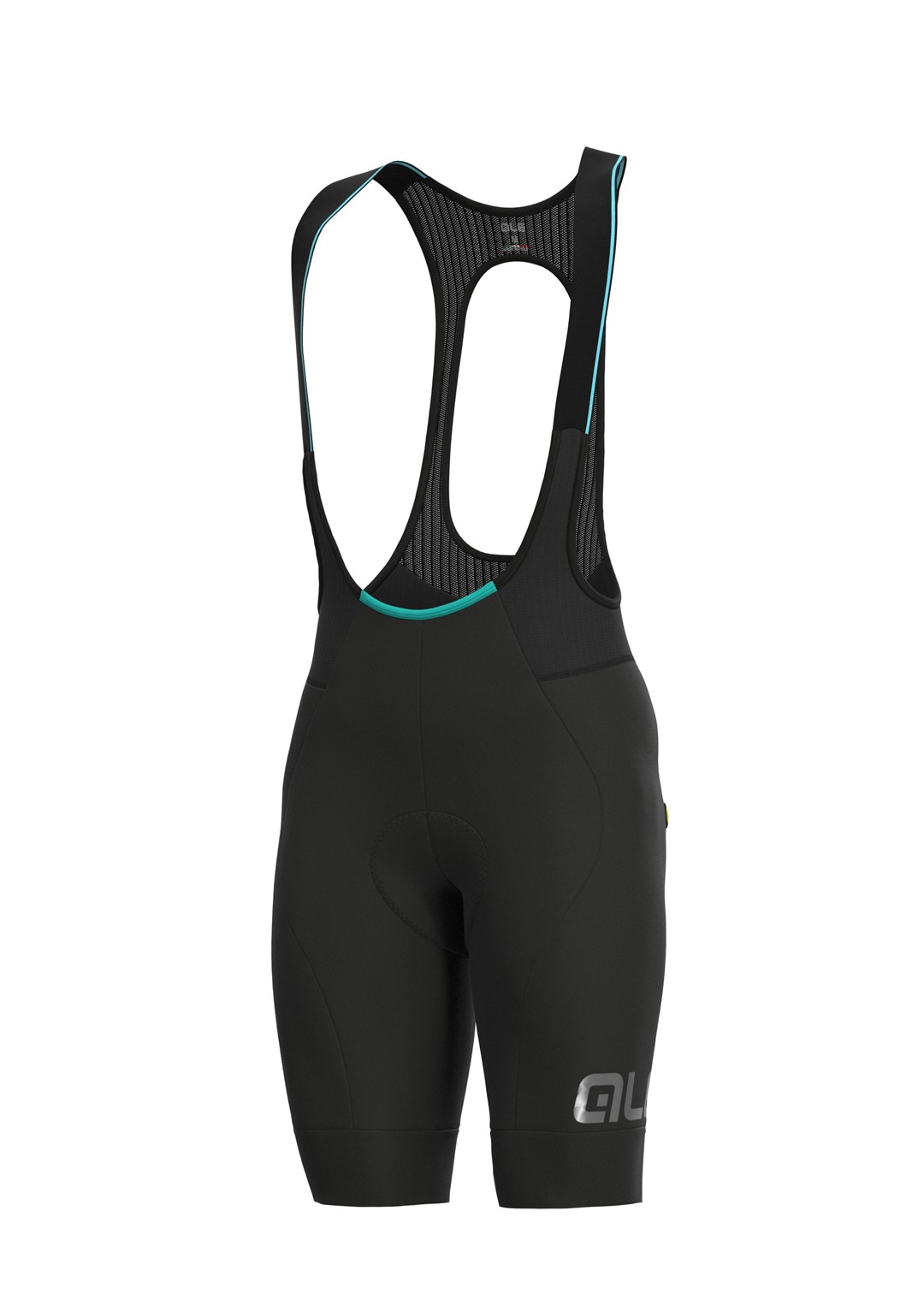 L14940119 ALE K-COLDBLACK PANTALONE CB / BIBSHORTS - Męskie Spodenki Rowerowe