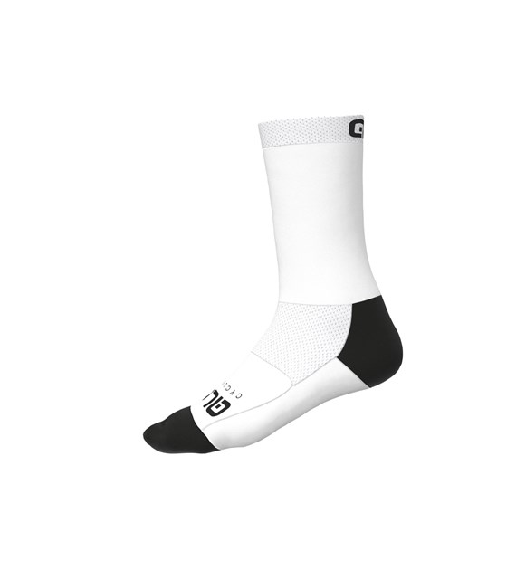 L14740017 ALE TEAM CALZA Q-SKIN 18cm / Q-SKIN 18cm SOCKS - Skarpety Rowerowe