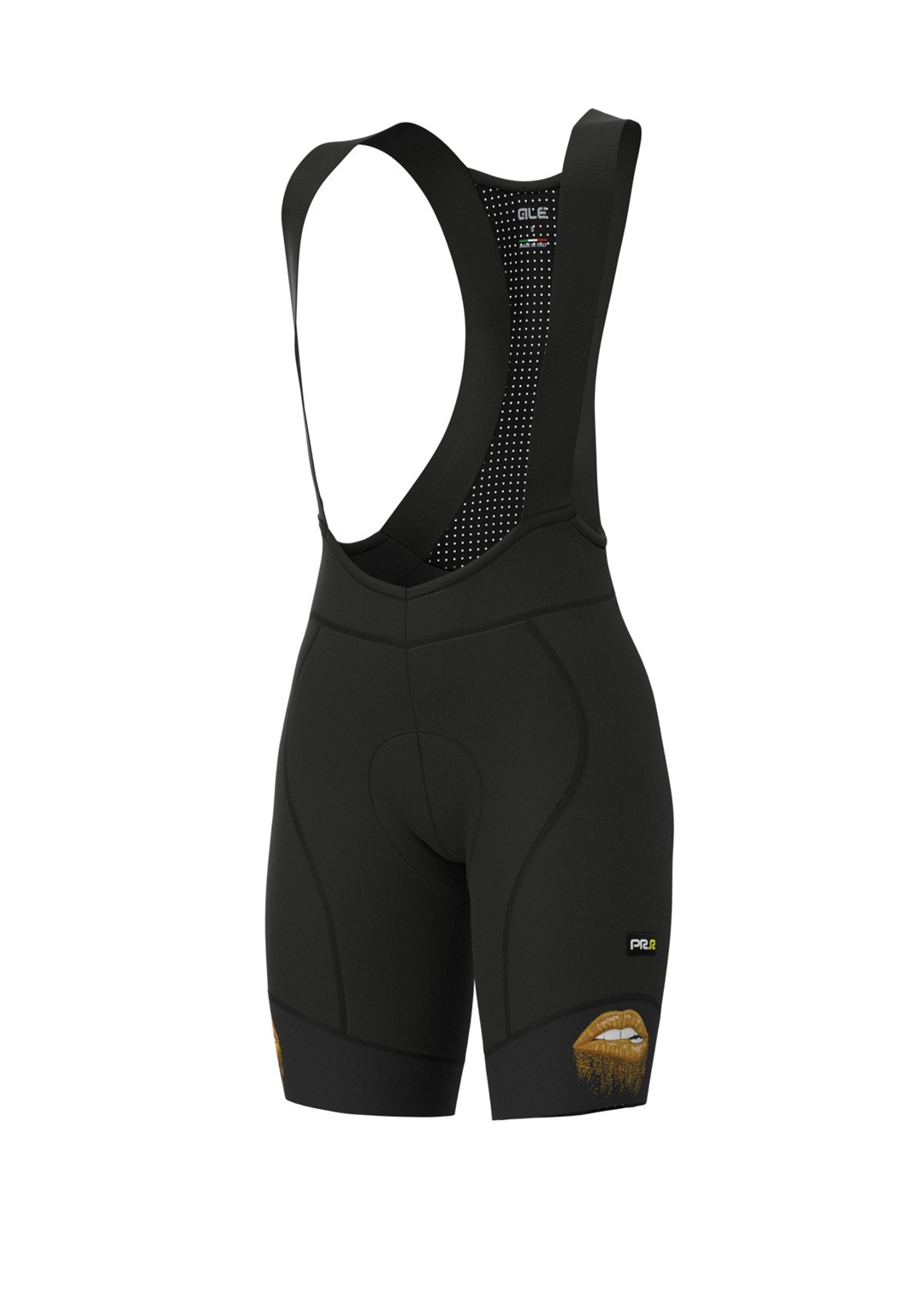 L27655519 ALE DONNA LIPS LADY BIBSHORTS - Damskie Spodenki Rowerowe