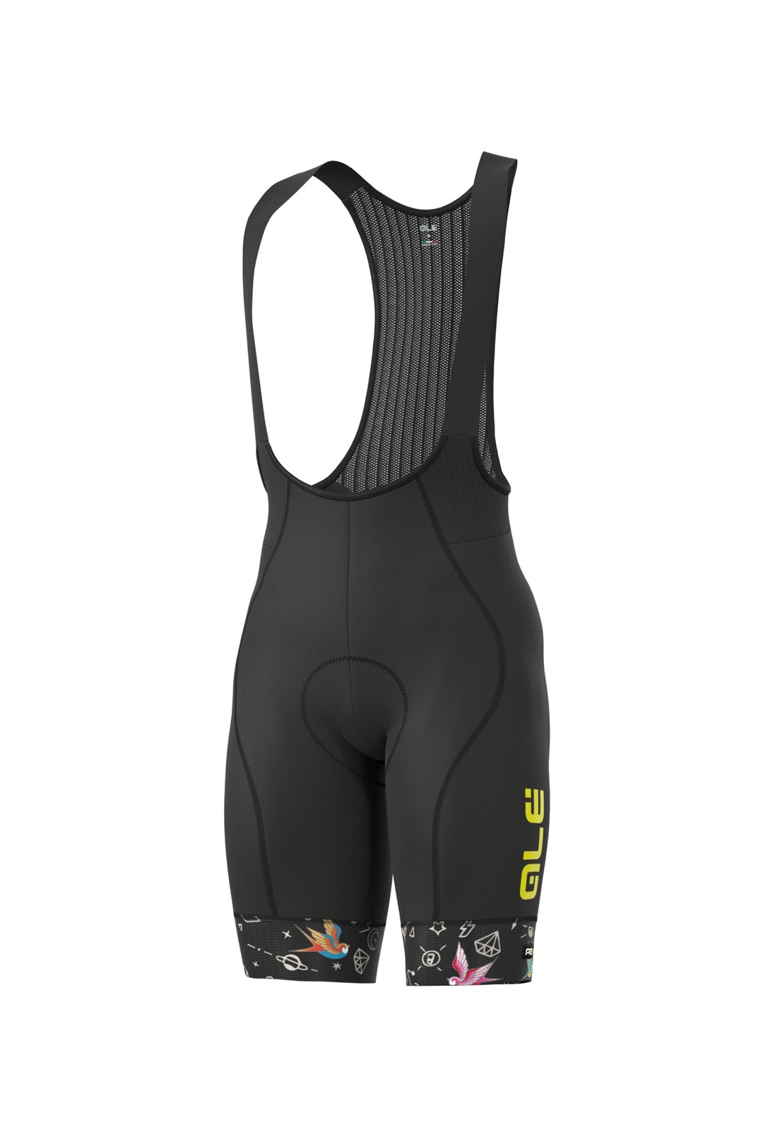 L20121401 ALE VERSILIA BIBSHORTS  - Męskie Spodenki Rowerowe