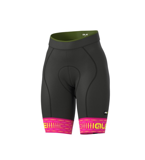 L20124638 ALE DONNA GREEN ROAD LADY SHORTS  - Damskie Spodenki Rowerowe